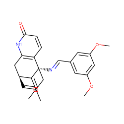 C/C=C1\[C@H]2C=C(C)C[C@]1(/N=C/c1cc(OC)cc(OC)c1)c1ccc(=O)[nH]c1C2 ZINC000045385532