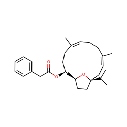 C/C1=C\C[C@]2(C(C)C)CC[C@@](C)(O2)[C@@H](OC(=O)Cc2ccccc2)CC/C(C)=C/CC1 ZINC001772625767