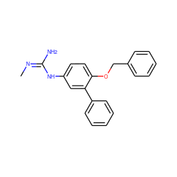 C/N=C(/N)Nc1ccc(OCc2ccccc2)c(-c2ccccc2)c1 ZINC000028011168