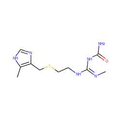 C/N=C(/NCCSCc1nc[nH]c1C)NC(N)=O ZINC000005116132