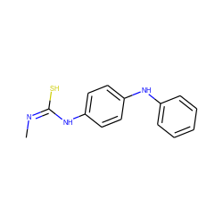 C/N=C(/S)Nc1ccc(Nc2ccccc2)cc1 ZINC000013469014