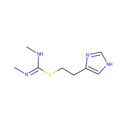 C/N=C(\NC)SCCc1c[nH]cn1 ZINC000095540122