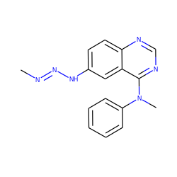 C/N=N/Nc1ccc2ncnc(N(C)c3ccccc3)c2c1 ZINC000013527525