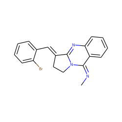 C/N=c1/c2ccccc2nc2n1CC/C2=C\c1ccccc1Br ZINC000101030291