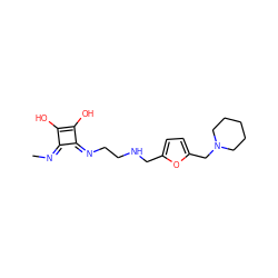 C/N=c1\c(O)c(O)\c1=N/CCNCc1ccc(CN2CCCCC2)o1 ZINC000027655629