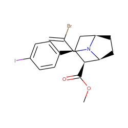 C=C(Br)CN1[C@H]2CC[C@@H]1C[C@H](c1ccc(I)cc1)[C@@H]2C(=O)OC ZINC000028768135