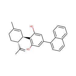 C=C(C)[C@@H]1CCC(C)=C[C@H]1c1c(O)cc(-c2cccc3ccccc23)cc1O ZINC000028572053