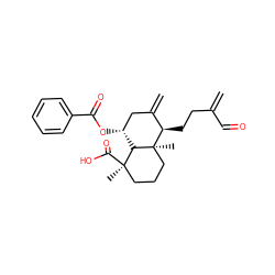 C=C(C=O)CC[C@@H]1C(=C)C[C@@H](OC(=O)c2ccccc2)[C@H]2[C@](C)(C(=O)O)CCC[C@]12C ZINC000032138310