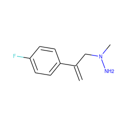 C=C(CN(C)N)c1ccc(F)cc1 ZINC000095617296