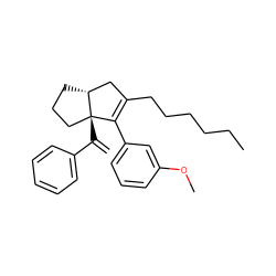 C=C(c1ccccc1)[C@@]12CCC[C@@H]1CC(CCCCCC)=C2c1cccc(OC)c1 ZINC000071315823