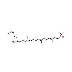 C=C/C(=C/CC/C(C)=C/CC/C=C(\C)CC/C=C(\C)CC[C@@H]1OC1(C)C)CCC=C(C)C ZINC000027639558