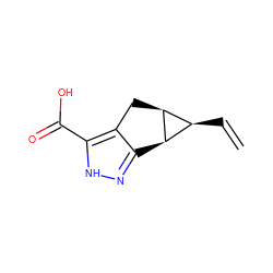 C=C[C@@H]1[C@@H]2Cc3c(n[nH]c3C(=O)O)[C@@H]21 ZINC000038246897