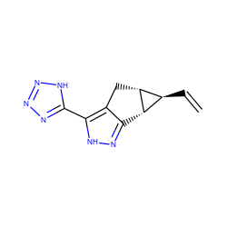 C=C[C@@H]1[C@H]2Cc3c(n[nH]c3-c3nnn[nH]3)[C@@H]12 ZINC000049036572