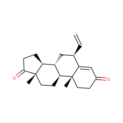 C=C[C@@H]1C[C@H]2[C@@H]3CCC(=O)[C@@]3(C)CC[C@@H]2[C@@]2(C)CCC(=O)C=C12 ZINC000013736388