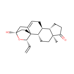 C=C[C@@H]1O[C@]2(O)CC[C@]13C(=CC[C@H]1[C@@H]4CCC(=O)[C@@]4(C)CC[C@@H]13)C2 ZINC000653779463