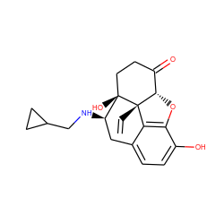 C=C[C@]12c3c4ccc(O)c3O[C@H]1C(=O)CC[C@@]2(O)[C@H](NCC1CC1)C4 ZINC000045386501