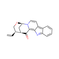 C=C[C@H]1CO[C@@H]2C[C@H]1C(=O)c1c3nc4ccccc4c-3ccn12 ZINC000205908693