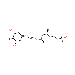 C=C1[C@H](O)CC(=C/C=C/C[C@H](C)C[C@@H](C)CCCC(C)(C)O)C[C@H]1O ZINC000040859802