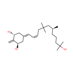 C=C1[C@H](O)CC(=C/C=C\CC(C)(C)C[C@@H](C)CCCC(C)(C)O)C[C@H]1O ZINC000082156640