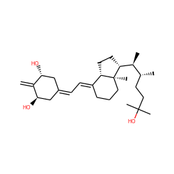 C=C1[C@H](O)CC(=C/C=C2\CCC[C@@]3(C)[C@H]2CC[C@@H]3[C@@H](C)[C@H](C)CCC(C)(C)O)C[C@H]1O ZINC000072317230