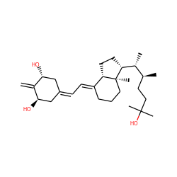 C=C1[C@H](O)CC(=C/C=C2\CCC[C@@]3(C)[C@H]2CC[C@@H]3[C@H](C)[C@@H](C)CCC(C)(C)O)C[C@H]1O ZINC000072317232