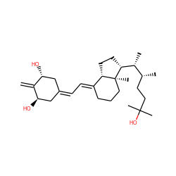 C=C1[C@H](O)CC(=C/C=C2\CCC[C@@]3(C)[C@H]2CC[C@@H]3[C@H](C)[C@H](C)CCC(C)(C)O)C[C@H]1O ZINC000072317233