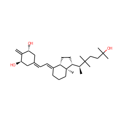 C=C1[C@H](O)CC(=C/C=C2\CCC[C@@]3(C)[C@H]2CC[C@@H]3[C@H](C)C(C)(C)CCC(C)(C)O)C[C@H]1O ZINC000072317228