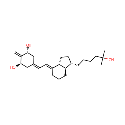 C=C1[C@H](O)CC(=C/C=C2\CCC[C@@H]3[C@@H](CCCCC(C)(C)O)CC[C@@H]23)C[C@H]1O ZINC000045339910