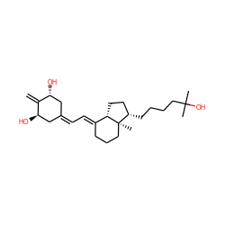 C=C1[C@H](O)CC(=C/C=C2\CCC[C@]3(C)[C@@H](CCCCC(C)(C)O)CC[C@@H]23)C[C@H]1O ZINC000045375117