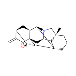 C=C1C(=O)[C@]23C[C@@H]4[C@H]5[C@]67CCC[C@@]5(C)CN4[C@@H]6[C@@H]2C[C@H]1[C@H](O)[C@@H]73 ZINC000103109328