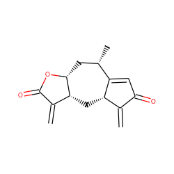 C=C1C(=O)C=C2[C@@H](C)C[C@H]3OC(=O)C(=C)[C@H]3C[C@@H]12 ZINC000013585424