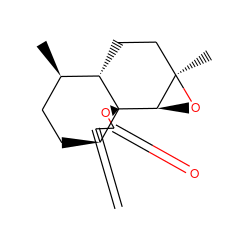 C=C1C(=O)O[C@@]23[C@H]1CC[C@@H](C)[C@@H]2CC[C@@]1(C)O[C@H]13 ZINC000003982481