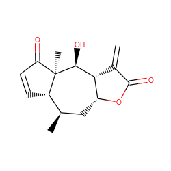 C=C1C(=O)O[C@@H]2C[C@@H](C)[C@@H]3C=CC(=O)[C@@]3(C)[C@@H](O)[C@H]12 ZINC000004098120