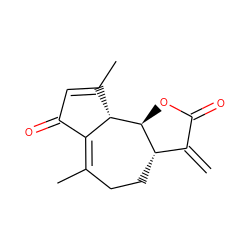 C=C1C(=O)O[C@H]2[C@H]1CCC(C)=C1C(=O)C=C(C)[C@@H]12 ZINC000005202250