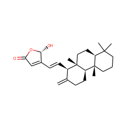 C=C1CC[C@@H]2[C@@]3(C)CCCC(C)(C)[C@@H]3CC[C@@]2(C)[C@@H]1/C=C/C1=CC(=O)O[C@@H]1O ZINC000035967635