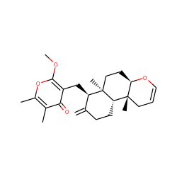 C=C1CC[C@H]2[C@@]3(C)CC=CO[C@@H]3CC[C@]2(C)[C@@H]1Cc1c(OC)oc(C)c(C)c1=O ZINC000013382916