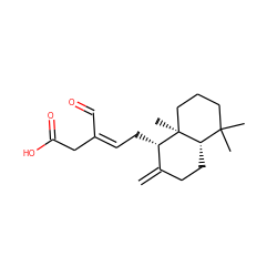 C=C1CC[C@H]2C(C)(C)CCC[C@]2(C)[C@H]1C/C=C(\C=O)CC(=O)O ZINC000031167008