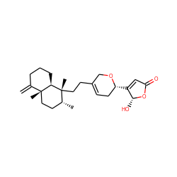 C=C1CCC[C@@H]2[C@]1(C)CC[C@@H](C)[C@@]2(C)CCC1=CC[C@@H](C2=CC(=O)O[C@@H]2O)OC1 ZINC000026966472