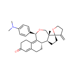 C=C1CCO[C@]12CC[C@H]1[C@@H]3CCC4=CC(=O)CCC4=C3[C@@H](c3ccc(N(C)C)cc3)OC[C@@]12C ZINC000062178931