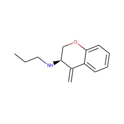 C=C1c2ccccc2OC[C@@H]1NCCC ZINC000027550114