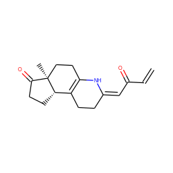 C=CC(=O)/C=C1/CCC2=C(CC[C@]3(C)C(=O)CC[C@@H]23)N1 ZINC000101482352