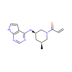 C=CC(=O)N1C[C@@H](C)C[C@@H](Nc2ncnc3[nH]ccc23)C1 ZINC001772606838