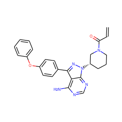 C=CC(=O)N1CCC[C@H](n2nc(-c3ccc(Oc4ccccc4)cc3)c3c(N)ncnc32)C1 ZINC000035328010