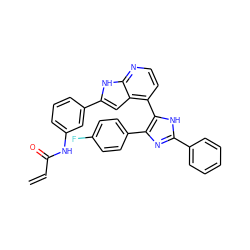 C=CC(=O)Nc1cccc(-c2cc3c(-c4[nH]c(-c5ccccc5)nc4-c4ccc(F)cc4)ccnc3[nH]2)c1 ZINC001772651301