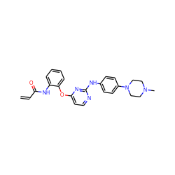 C=CC(=O)Nc1ccccc1Oc1ccnc(Nc2ccc(N3CCN(C)CC3)cc2)n1 ZINC001772646697