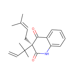 C=CC(C)(C)[C@]1(CC=C(C)C)C(=O)Nc2ccccc2C1=O ZINC000005854301