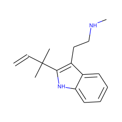 C=CC(C)(C)c1[nH]c2ccccc2c1CCNC ZINC000072127580