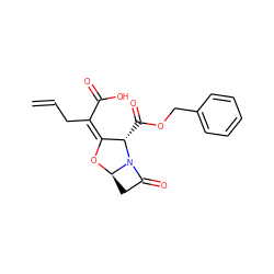 C=CC/C(C(=O)O)=C1\O[C@@H]2CC(=O)N2[C@H]1C(=O)OCc1ccccc1 ZINC000198437769