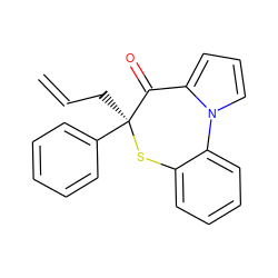 C=CC[C@@]1(c2ccccc2)Sc2ccccc2-n2cccc2C1=O ZINC000473086915