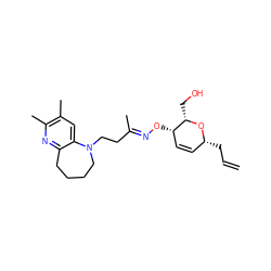 C=CC[C@@H]1C=C[C@H](O/N=C(\C)CCN2CCCCc3nc(C)c(C)cc32)[C@H](CO)O1 ZINC000007998350